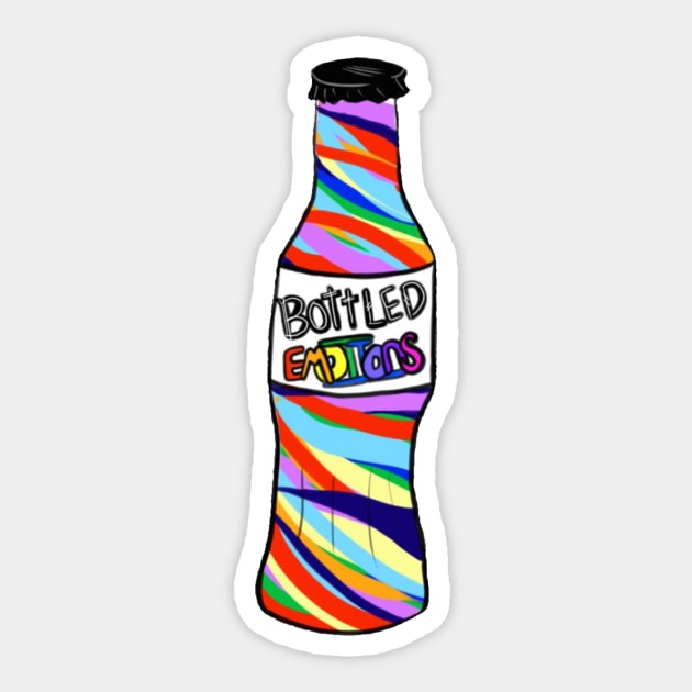 Bottled Emotions Sticker by ThePurplePigeon